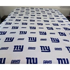 NFL New York Giants FLAT‎ Sheet Queen 96" X 64"